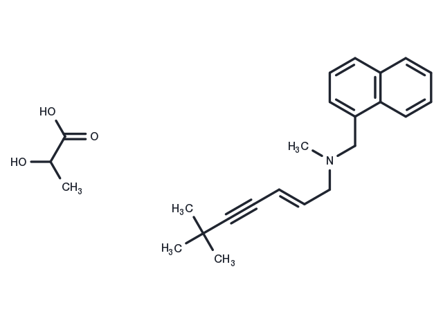 Terbinafine lactate Chemical Structure