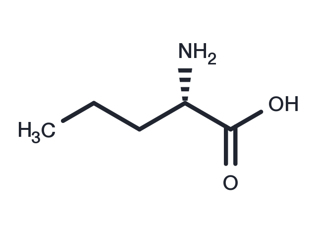 L-Norvaline Chemical Structure