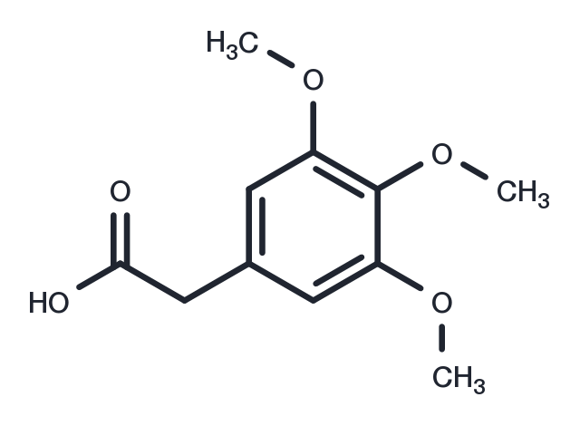 TargetMol Chemical Structure 3,4, 5-trimethoxyphenylacetic acid
