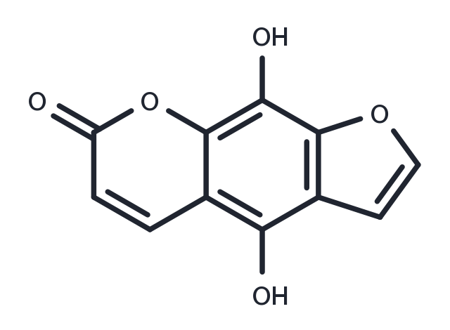 5,8-Dihydroxypsoralen Chemical Structure