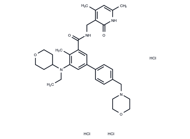 TargetMol Chemical Structure Tazemetostat trihydrochloride