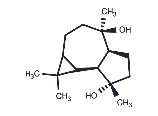 Alloaromandendrane-4alpha,10beta-diol Chemical Structure