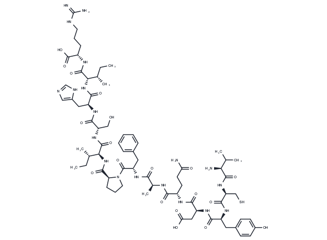 Connexin mimetic peptide 40,37GAP26 Chemical Structure