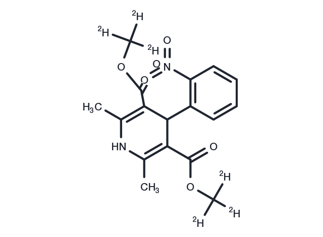 Nifedipine-d6 Chemical Structure