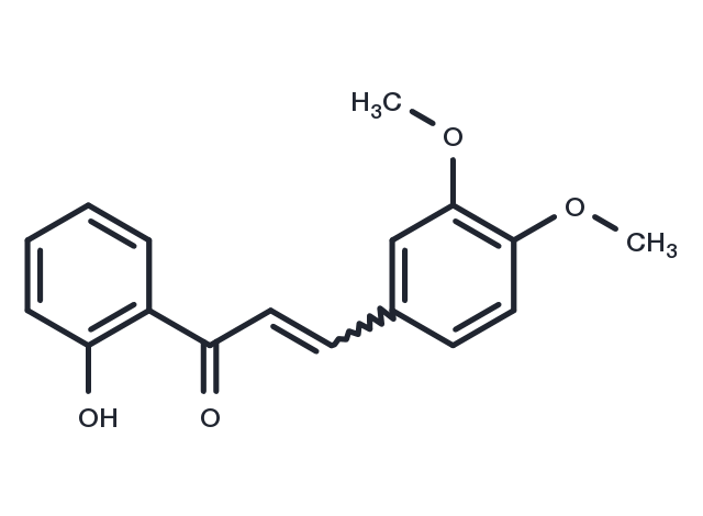 2'-Hydroxy-3,4-dimethoxychalcone Chemical Structure
