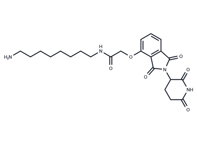 TargetMol Chemical Structure Thalidomide-O-amido-C8-NH2