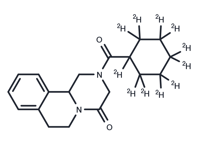 Praziquantel D11 Chemical Structure