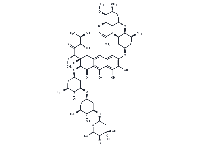 4E-Deacetylchromomycin A3 Chemical Structure