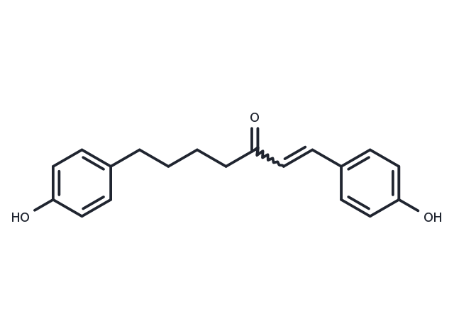 TargetMol Chemical Structure 1,7-Bis(4-hydroxyphenyl)hept-1-en-3-one