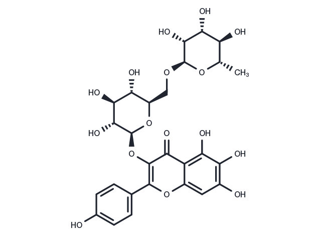 TargetMol Chemical Structure 5,6,7,4'-Tetrahydroxyflavonol 3-O-rutinoside