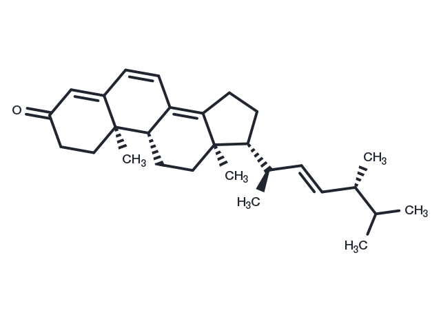 TargetMol Chemical Structure Ergosta-4,6,8(14),22-tetraen-3-one
