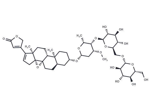TargetMol Chemical Structure Dehydroadynerigenin beta-neritrioside