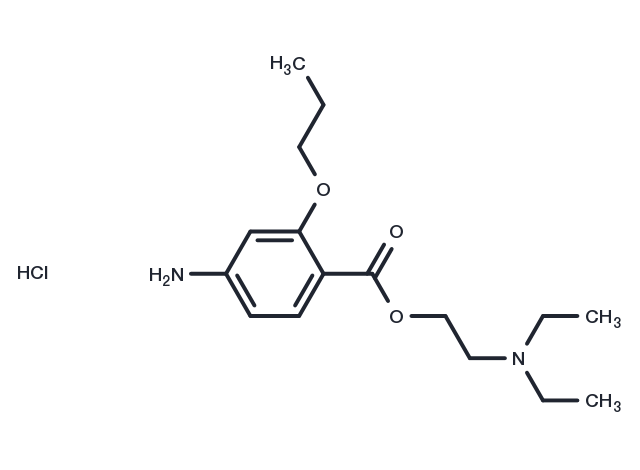 TargetMol Chemical Structure Propoxycaine hydrochloride