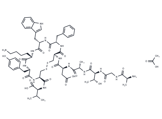 TargetMol Chemical Structure Urotensin II, mouse acetate (9047-55-6 free base)