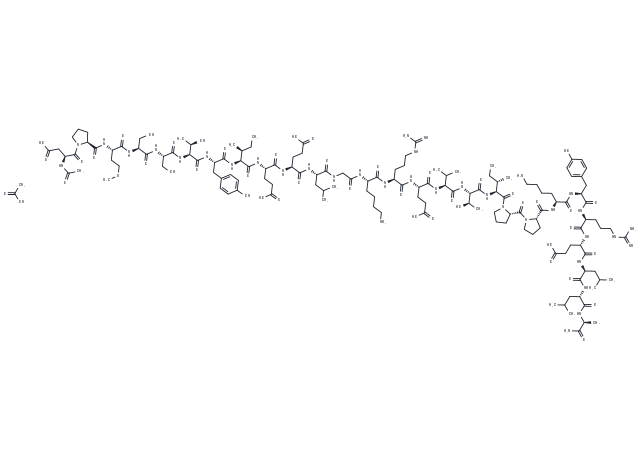 TargetMol Chemical Structure Acetyl-Calpastatin (184-210)(human) acetate
