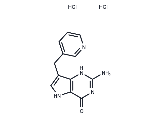 Peldesine dihydrochloride Chemical Structure