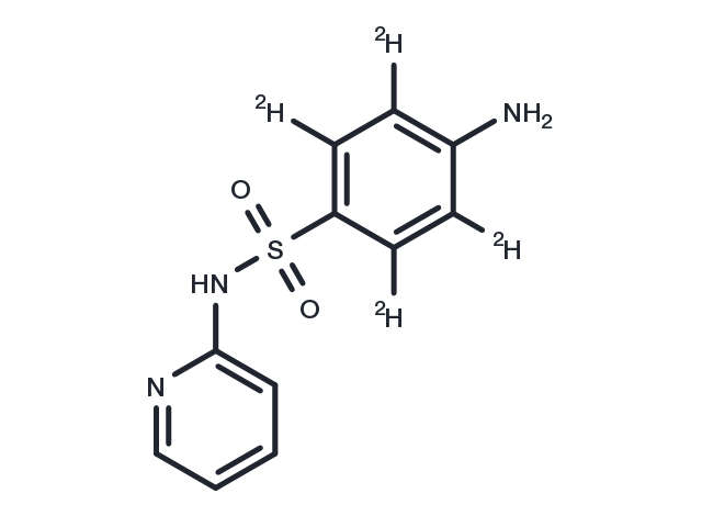 Sulfapyridine-d4 Chemical Structure