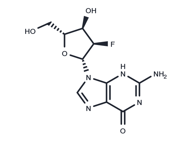 TargetMol Chemical Structure 2′-Deoxy-2′-fluoroguanosine