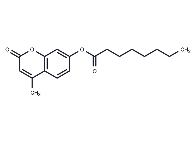 4-Methylumbelliferyl Caprylate Chemical Structure