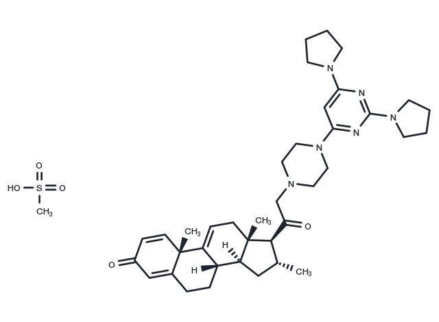 Tirilazad mesylate Chemical Structure