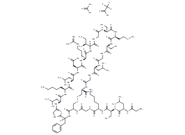 C-Type Natriuretic Peptide (CNP) (1-22), human acetate Chemical Structure