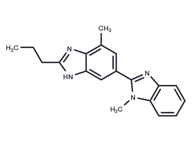 1,7'-Dimethyl-2'-propyl-1H,1'H-2,5'-bibenzo[d]imidazole Chemical Structure