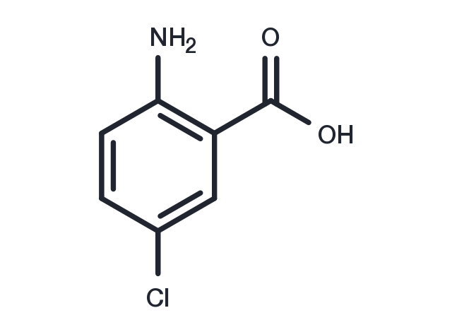 TargetMol Chemical Structure 2-Amino-5-chlorobenzoic acid