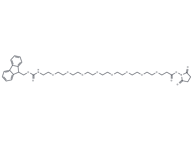 TargetMol Chemical Structure Fmoc-NH-PEG8-NHS ester