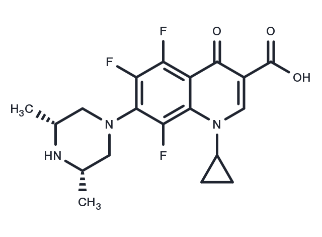 Orbifloxacin Chemical Structure