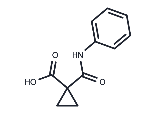1-(Phenylcarbamoyl)cyclopropanecarboxylic acid Chemical Structure