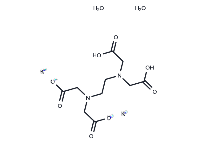 Ethylenediaminetetraacetic acid dipotassium dihydrate Chemical Structure