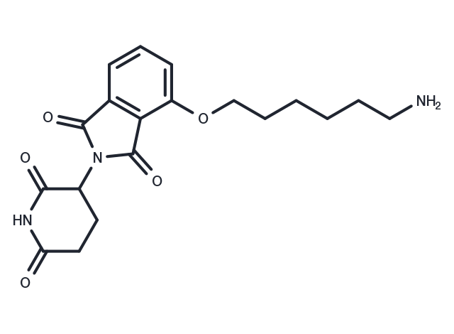 Thalidomide-O-C6-NH2 Chemical Structure