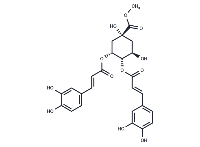 4,5-Di-O-caffeoylquinic acid methyl ester Chemical Structure