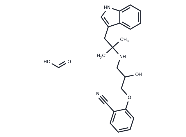 Bucindolol Formate Chemical Structure