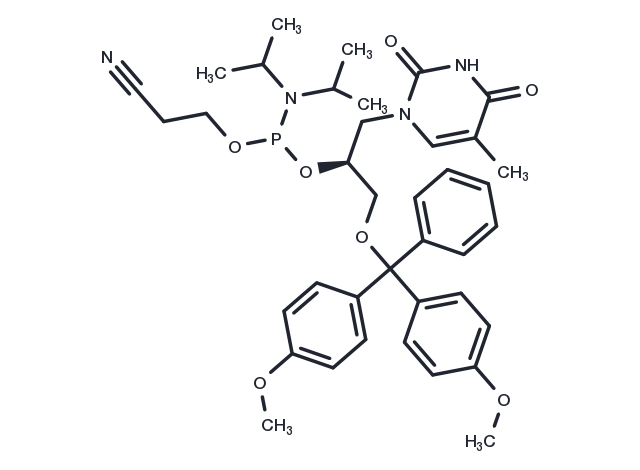 TargetMol Chemical Structure (S)-GNA-T-phosphoramidite