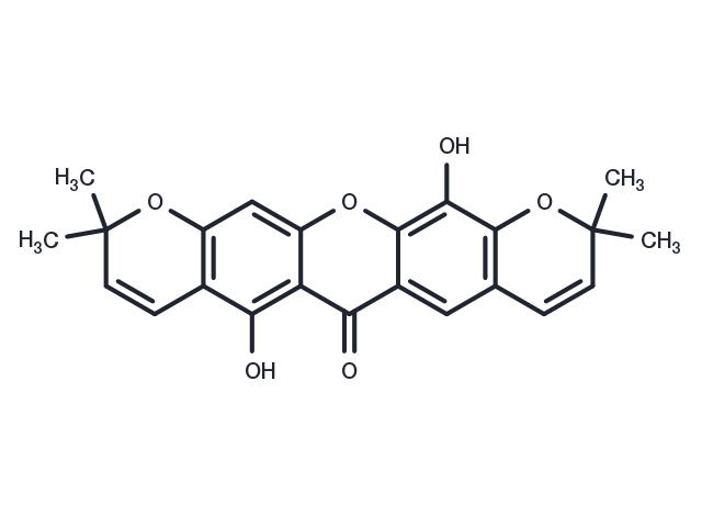 Pyranojacareubin Chemical Structure