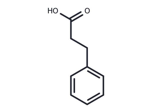 Hydrocinnamic acid Chemical Structure
