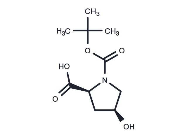 N-Boc-cis-4-hydroxy-L-proline Chemical Structure