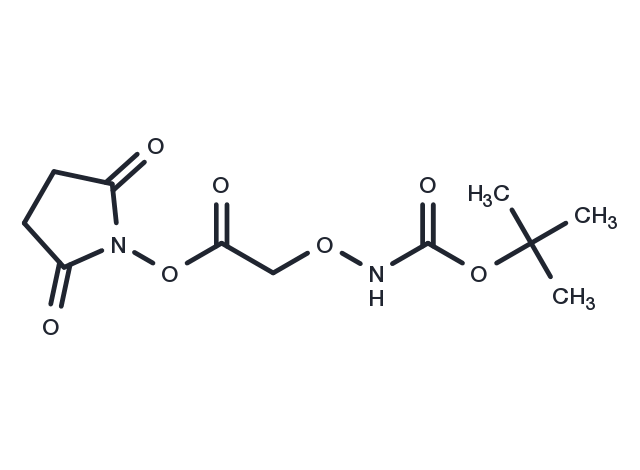 TargetMol Chemical Structure Boc-NH-O-C1-NHS ester