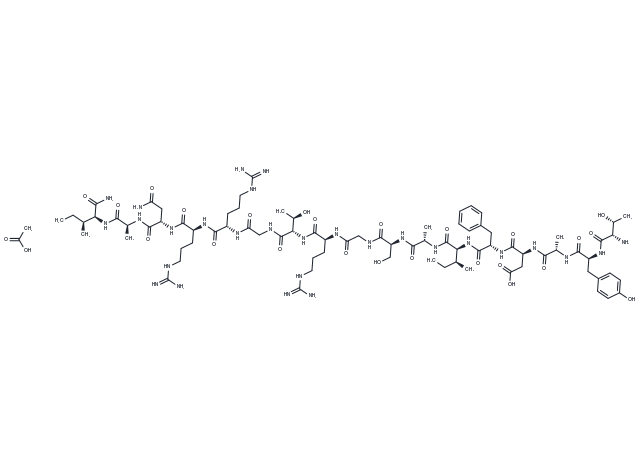 TargetMol Chemical Structure PKA inhibitor fragment (6-22) amide Acetate