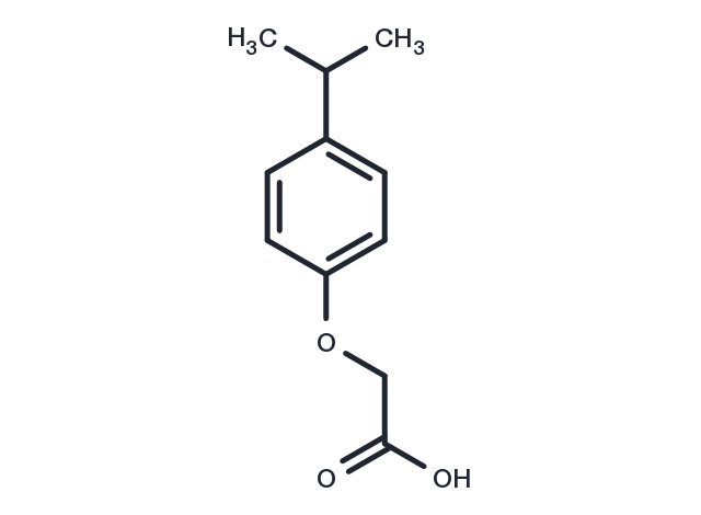 4-Isopropylphenoxyacetic  acid Chemical Structure