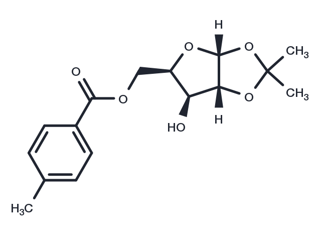 1,2-O-Isopropylidene-5-O-(4-methylbenzoyl)-alpha-D-xylofuranose Chemical Structure