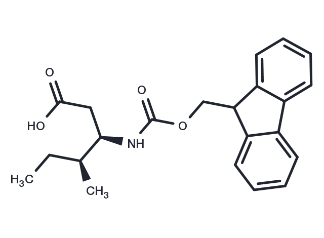 Fmoc-β-HoIle-OH Chemical Structure