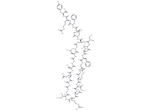 Atriopeptin III (rat) Chemical Structure