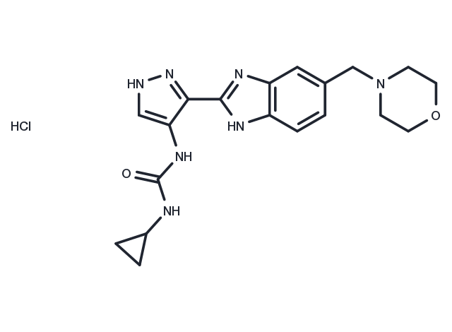 AT-9283 HCl Chemical Structure