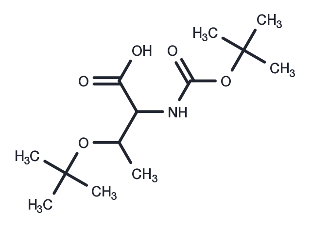 (2S,3R)-3-(tert-Butoxy)-2-((tert-butoxycarbonyl)amino)butanoic acid Chemical Structure