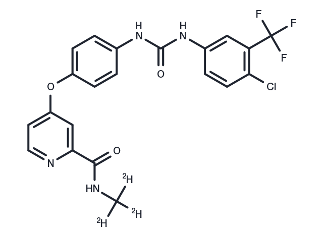 TargetMol Chemical Structure Sorafenib-d3