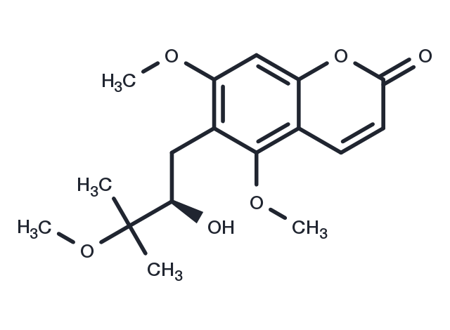 (+)-6-(2-Hydroxy-3-methoxy-3-methylbutyl Chemical Structure