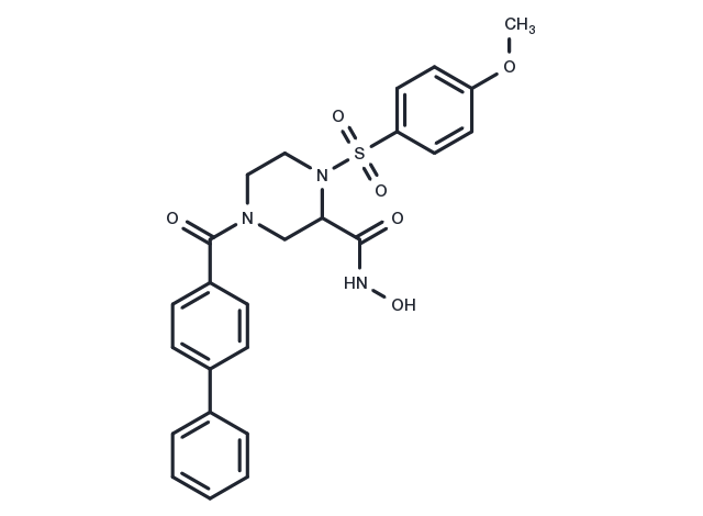 MMP-9/MMP-13 Inhibitor I Chemical Structure