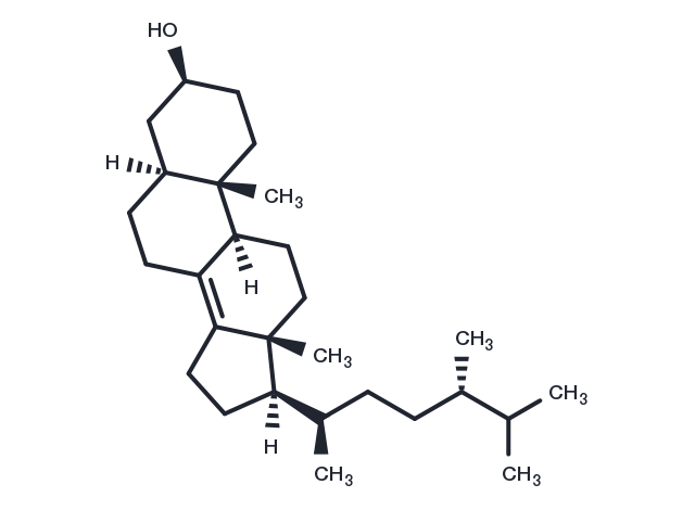 Ergostenol Chemical Structure